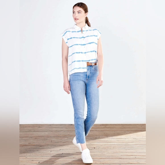 Hatley Tristan Shirt /Blouse - Tie Dye Stripes/BNWT - Picture 5 of 12